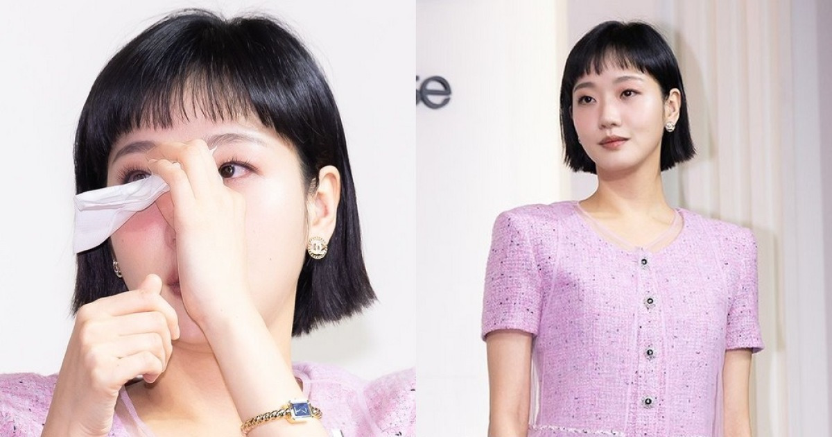 김고은, 제작발표회서 오열… "가장 가까운 친구 잃었다"