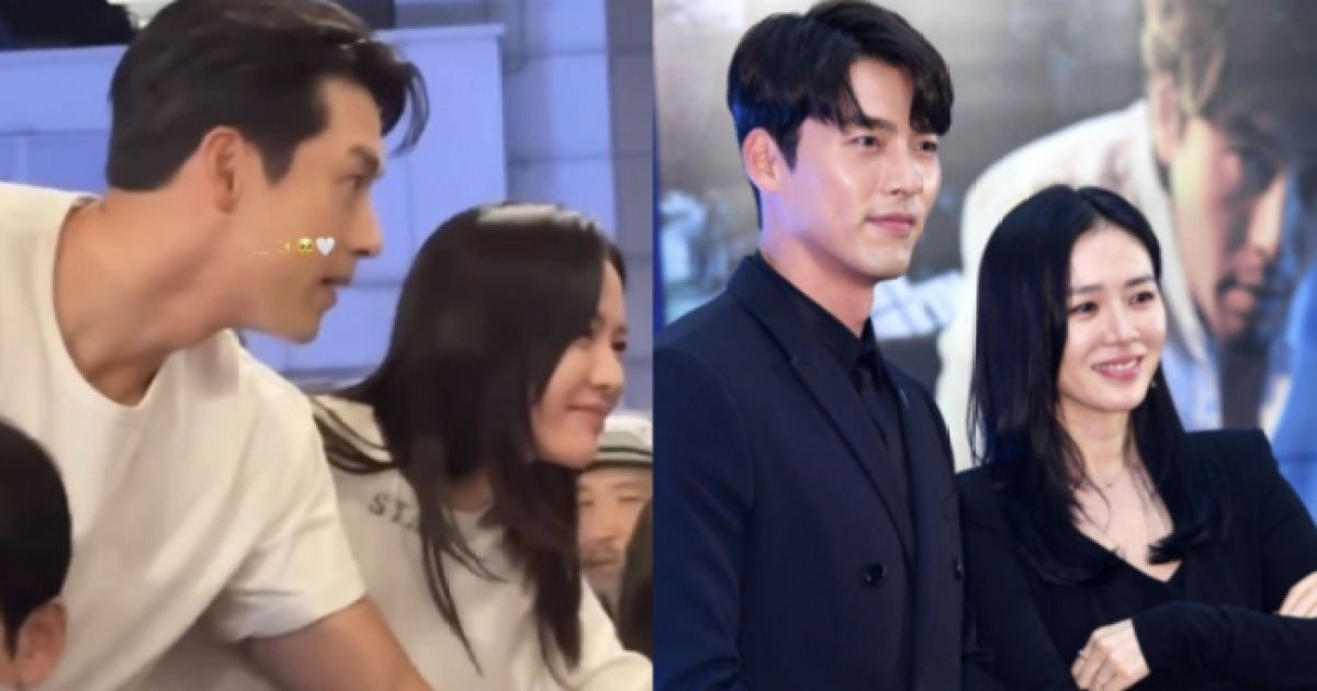 잉꼬부부 티 팍팍... 현빈♥︎손예진, '커플티' 포착 [핫피플]