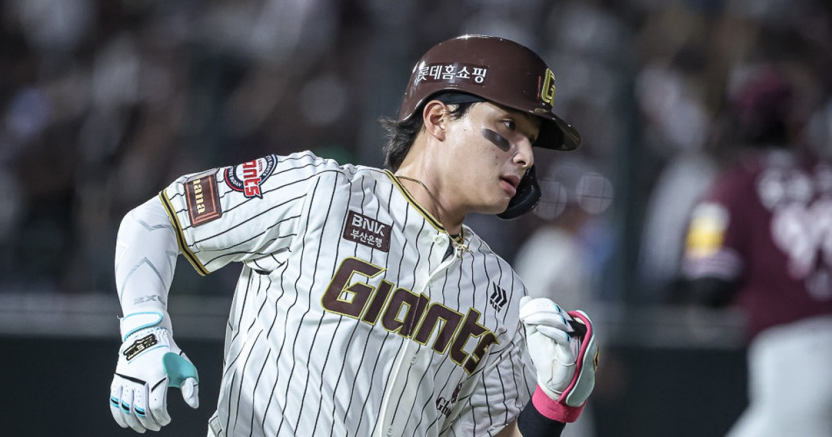 롯데 윤동희 시즌 9호 홈런 폭발, 2년연속 10홈런에 ‘-1’ [SD 울산 라이브]