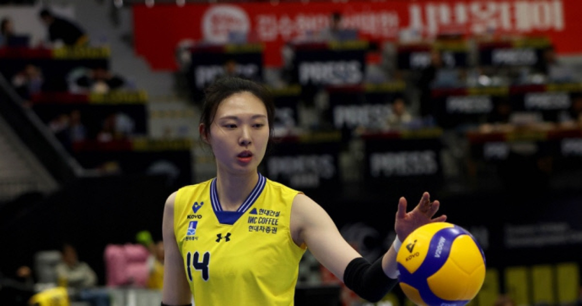 여자배구 현대건설 양효진, 왼쪽 무릎 염좌…개막전 출전 가능 전망