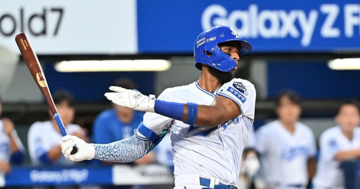 2타점 2루타 쾅! 삼성 디아즈, KBO 단일 시즌 최타 타점 타이 기록 [오!쎈 대구]