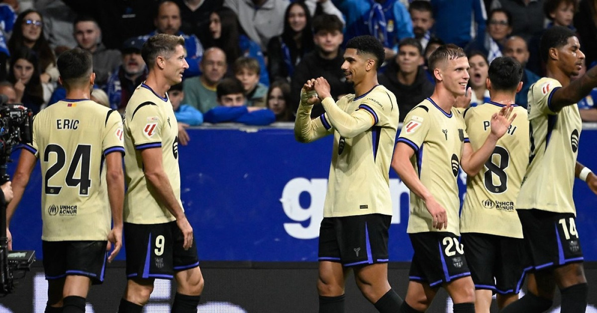 '레반도프스키 결승골' 바르사, 오비에도 3-1 제압…1위 레알 추격