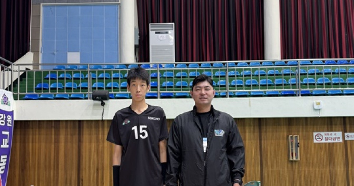 초등학생이 2m5cm라니… 한국 배구에 슈퍼 유망주 떴다
