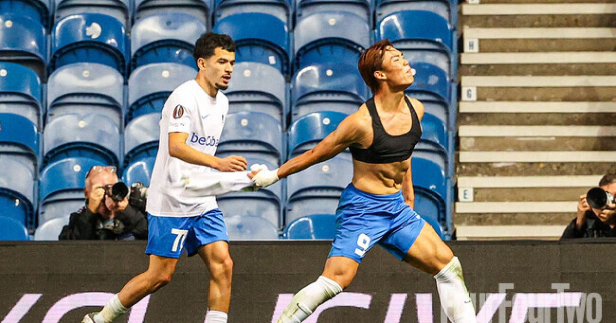 [uel.review] ‘PK 실축→결승골 폭발’ 오현규, ‘천당과 지옥’ 오갔다…헹크, 레인저스에 1-0 승리