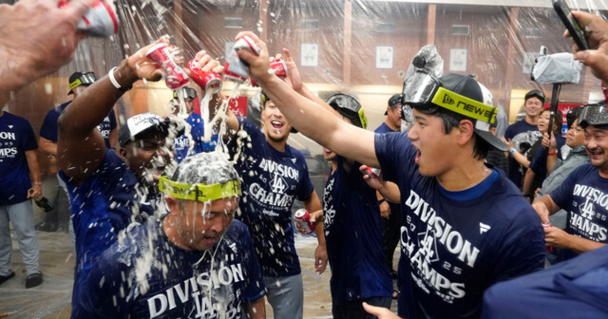 LA다저스, 4년 연속 MLB 서부지구 우승 확정