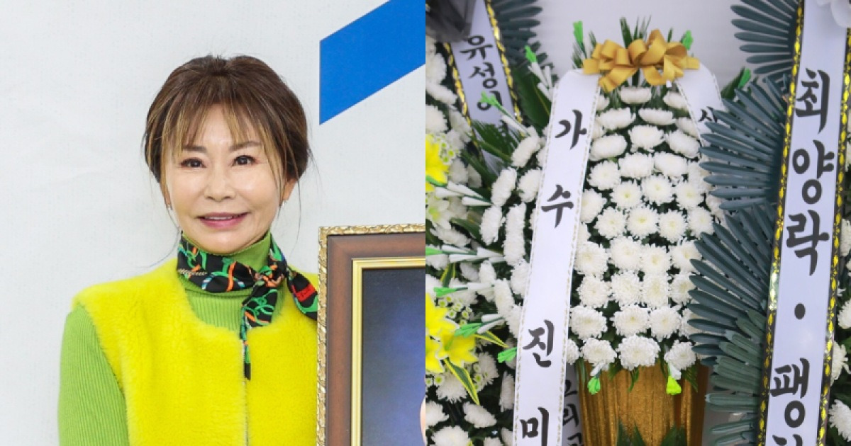 故 전유성 별세… ‘전처’ 진미령, 근조화환으로 마지막 인사