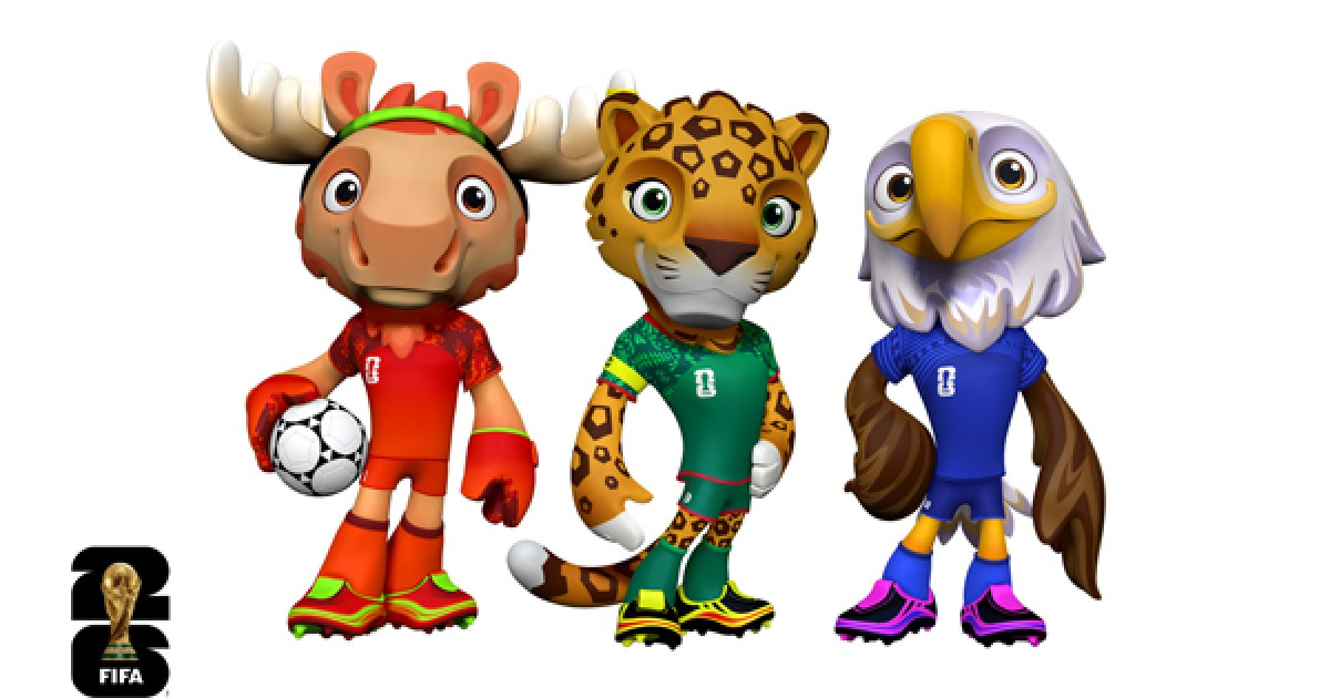 독수리, 무스, 재규어...2026 FIFA 월드컵 마스코트 공개