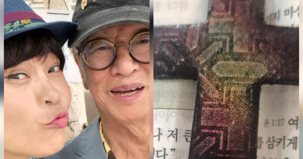 조혜련, 故 전유성 임종 지켰다…“오빠 손에 쥐어진 십자가에 눈물”