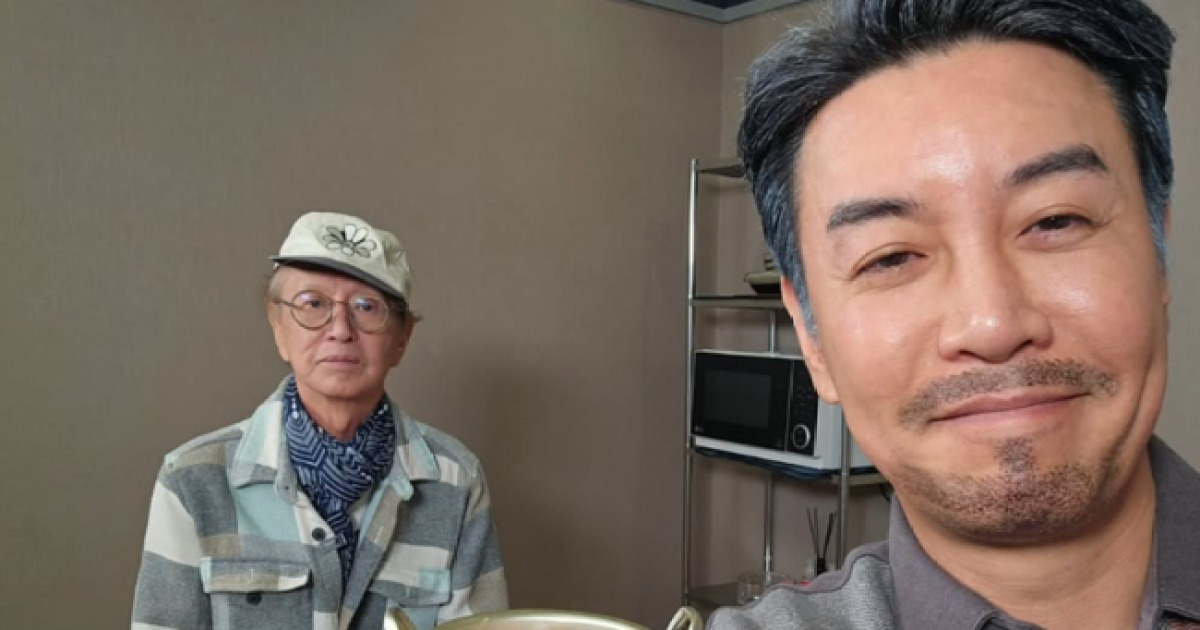 김대희, 故전유성 생전 눈물로 전한 진심.."건강해 주십시오"[핫피플]
