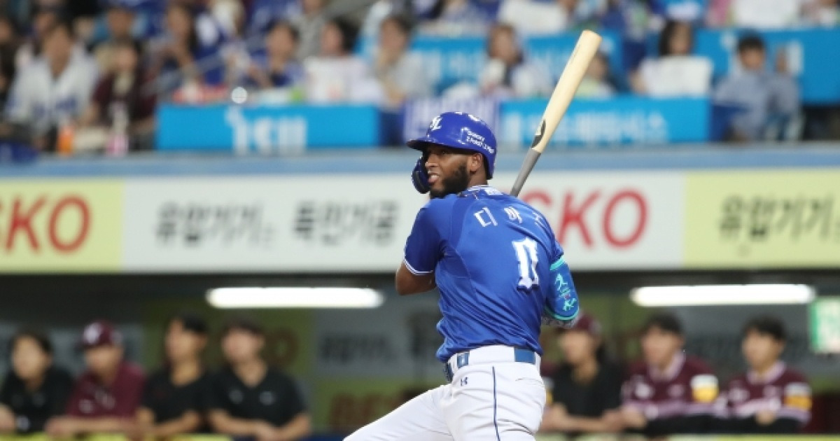KBO 한 시즌 첫 ‘50홈런·150타점’… 디아즈, 홈런 1개만 남았다