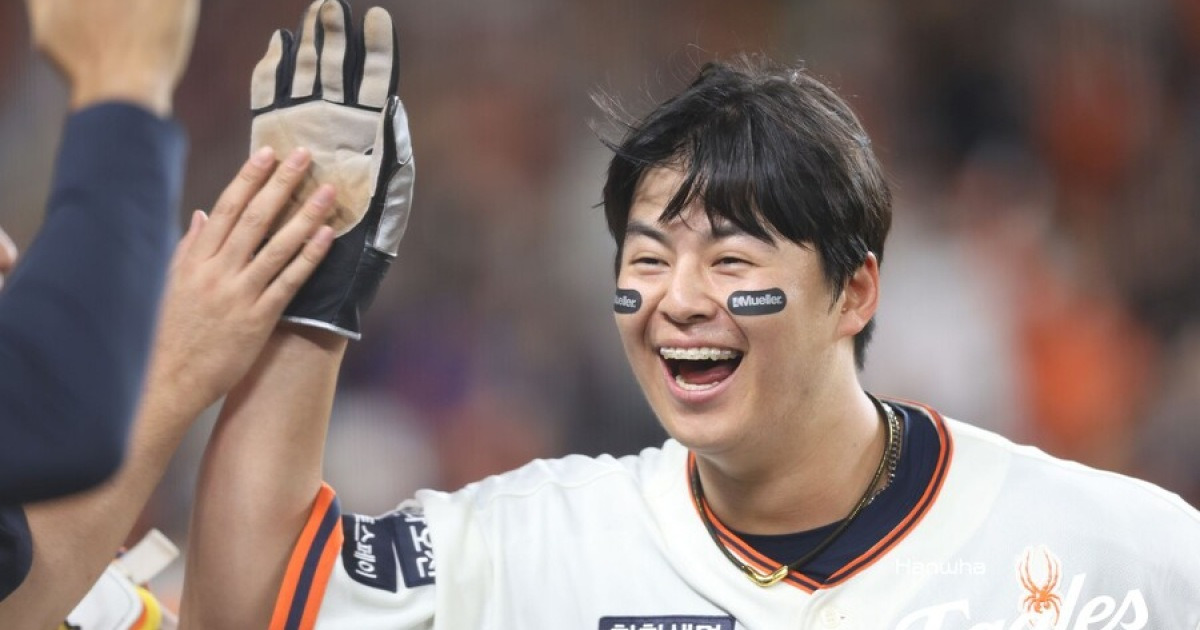 "일단 연기가 제일 중요해요" 노시환 이렇게 한화 구했다…혼신의 연기+등 센서 발동