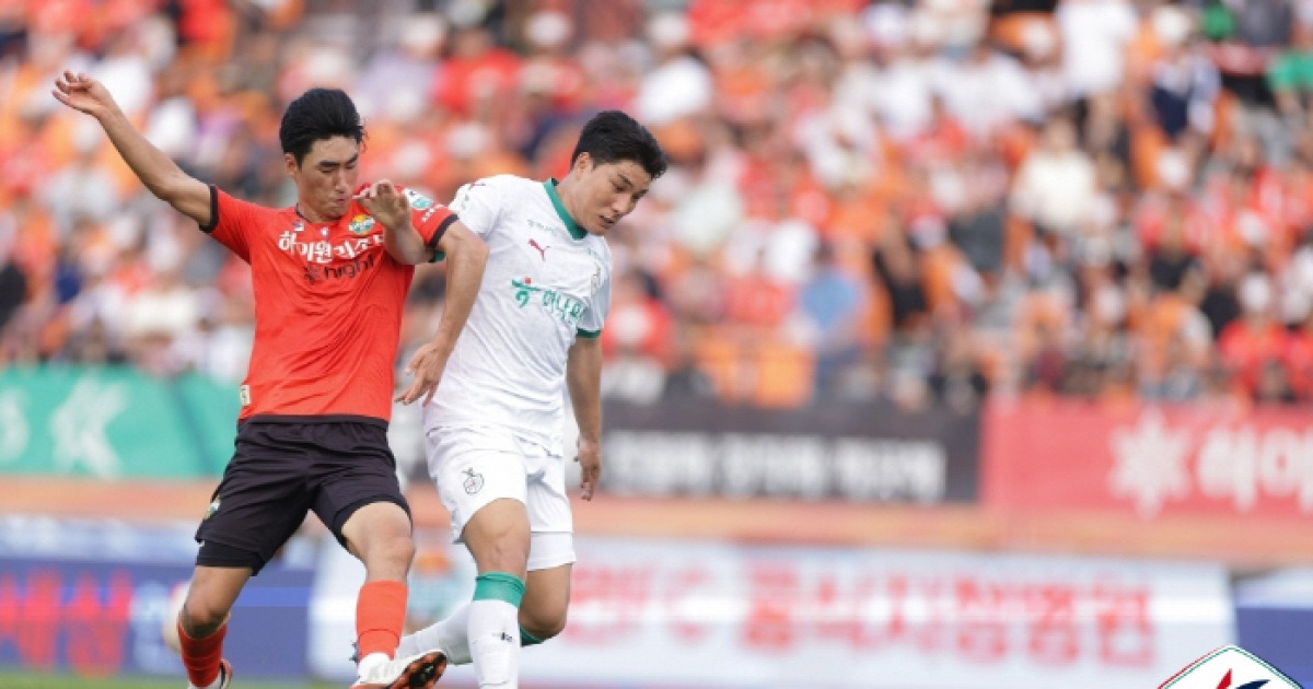 '2위 전쟁'대전 하나-'윗물 전쟁'강원 0-0무[K리그1 리뷰]