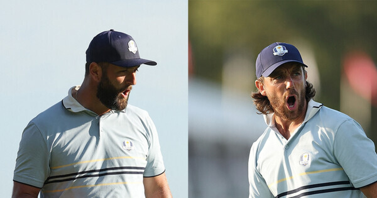 유럽, 라이더컵 첫날 '5승1무2패' 3점차로 앞서…람·플리트우드 2연승씩 활약 [PGA]