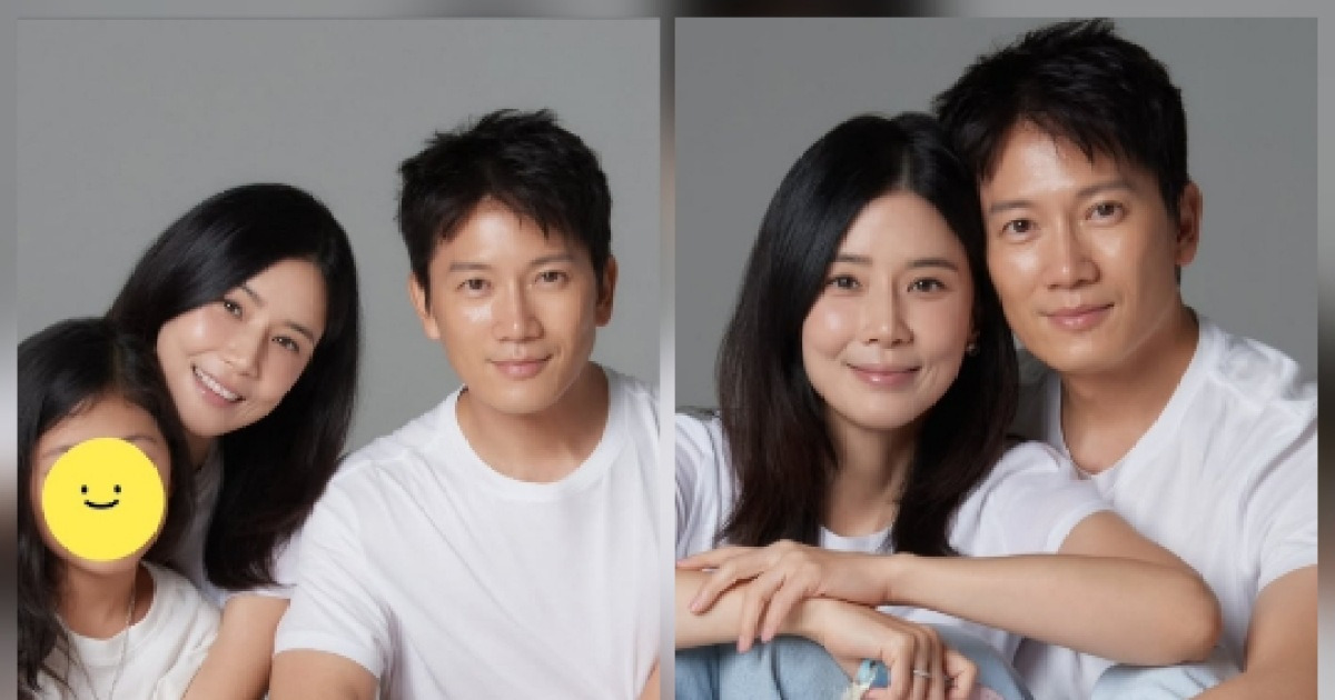 이보영♥지성, 결혼 12주년…딸·아들과 단란한 가족사진 “발가락까지 닮았네”