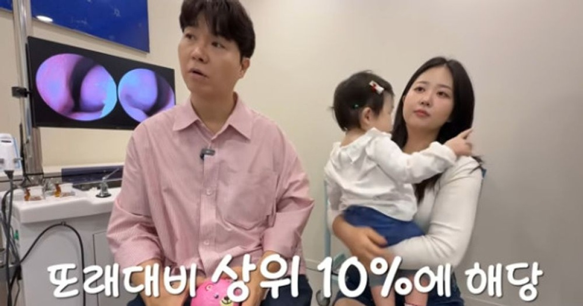 박수홍 11개월 딸, 키 상위 10%에 소두 인증..."모델 해도 되겠다" [RE:뷰]