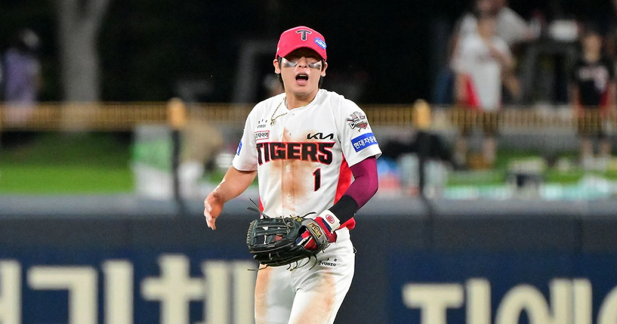 KIA 박찬호, 'KBO 역대 3번째' 7년 연속 130경기 출장 기록 달성 [광주 라이브]