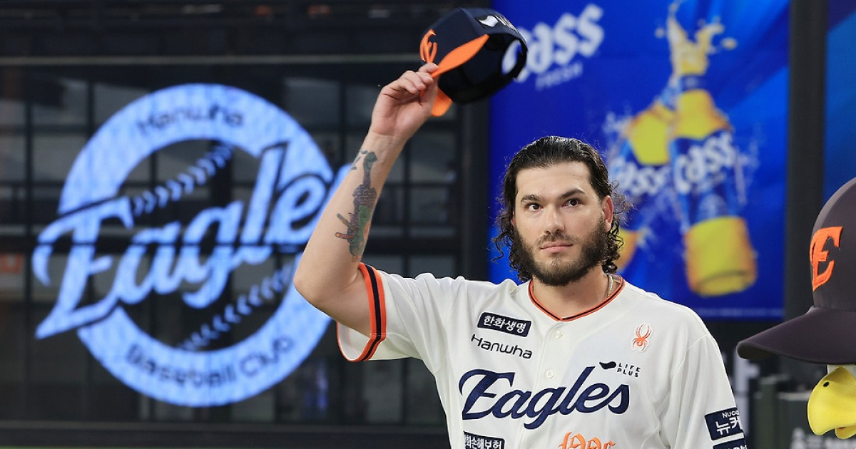 한화, 허무하게 날아간 '슈퍼 에이스' 카드…폰세, LG전 등판 불발