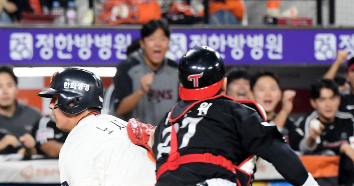 노시환에게 당했다…'염갈량'의 제안 하나 "찝찝함 남지 않아야 하니 PS에서는"
