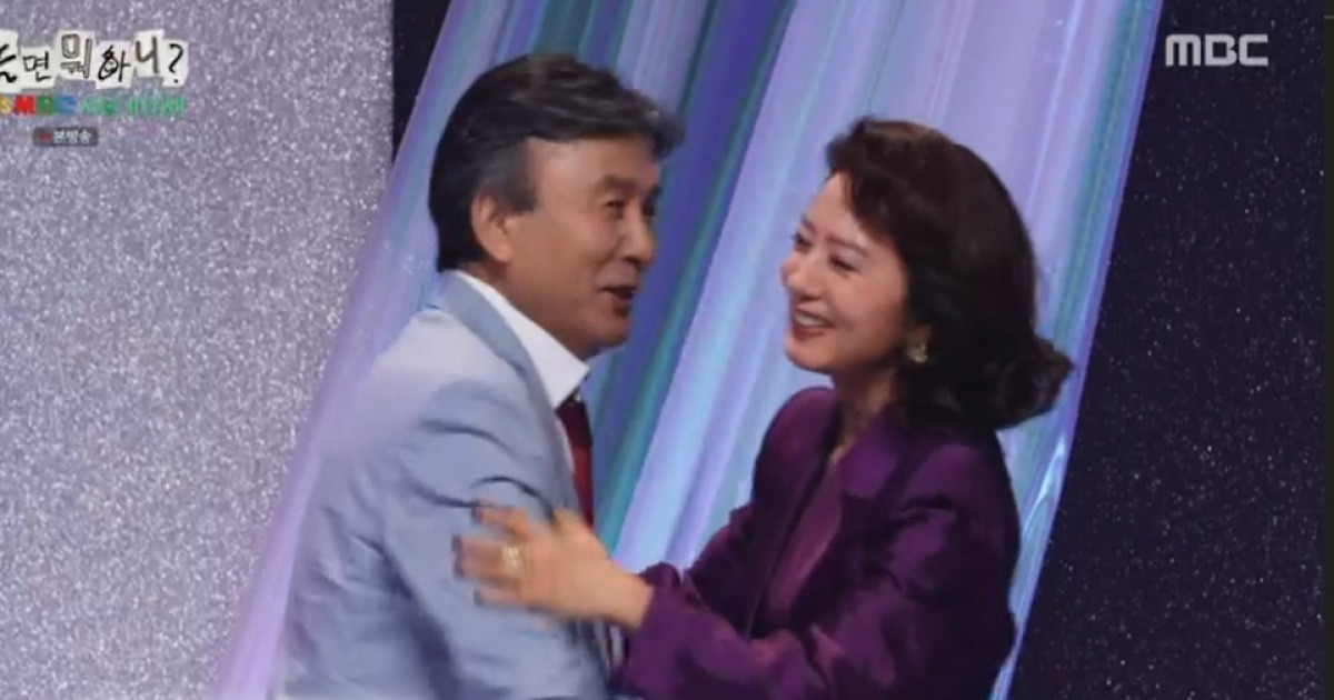 박영규, 김희애와 감격 포옹 “최초로 사랑했던 여자” (놀뭐)