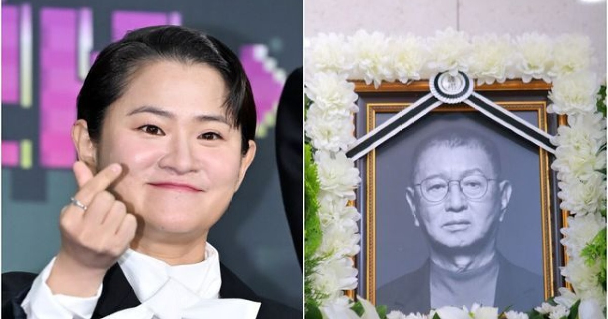 모두를 울린 김신영의 오열.."故전유성, 다음 생에도 제 교수님으로 와주세요" [Oh!쎈 이슈]