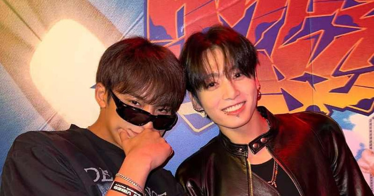 세븐틴 민규, BTS 정국과 투샷 공개…새 앨범 행사 찾은 '97즈' 우정