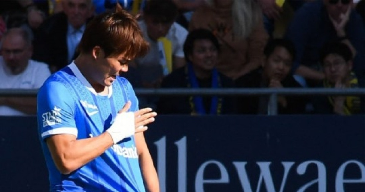 '경기 종료 직전 몸 날린 결승포' 오현규, 신트트라위던전서 시즌 4호골...헹크 2-1 역전승