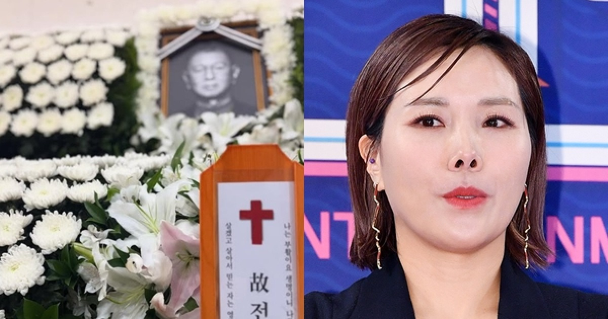 신봉선 "못난 제자라 후회 가득…편히 쉬세요" 故 전유성 애도