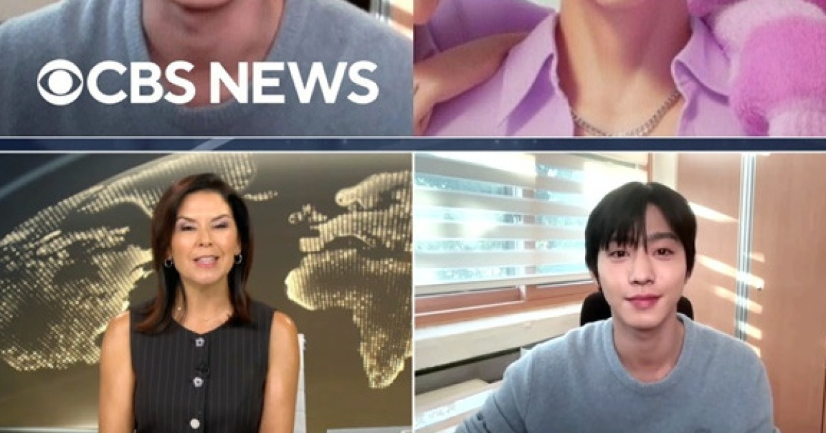 '케데헌' 신드롬 주역 안효섭, 미국 CBS 뉴스 출연 "상상조차 못해"