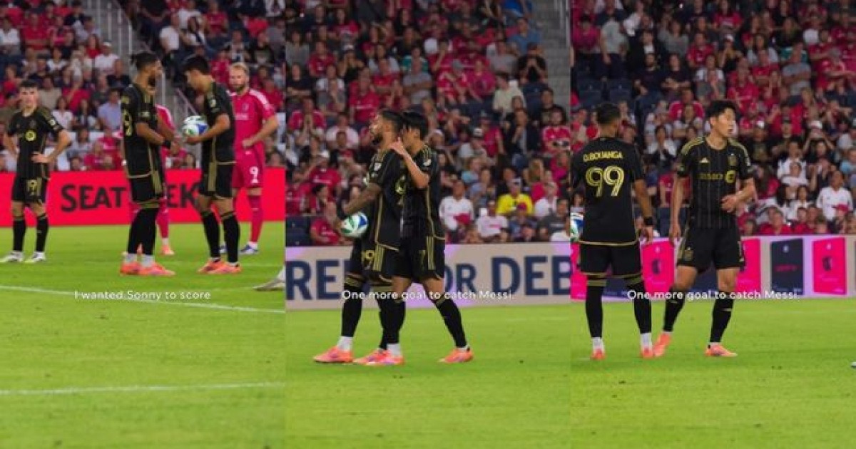 "득점왕이 먼저" vs "해트트릭 먼저".. 손흥민-부앙가, PK 무산에도 남은 동료애