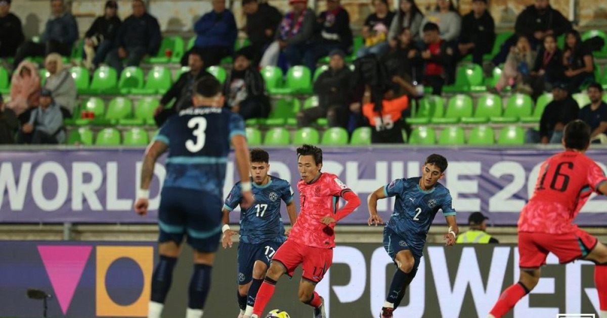 U20 한국, 후반 10명 파라과이에 무득점 0-0 無
