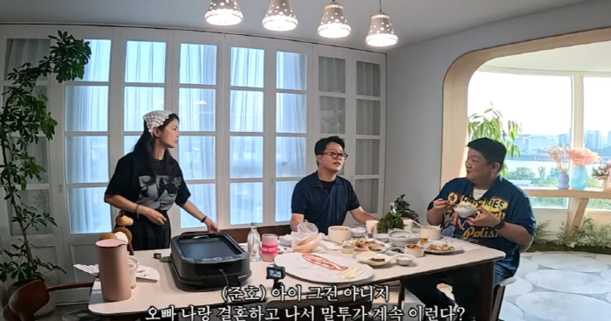"야 네가 해" 김지민, 결혼 3개월만..싸늘해진 김준호♥ 말투에 폭발