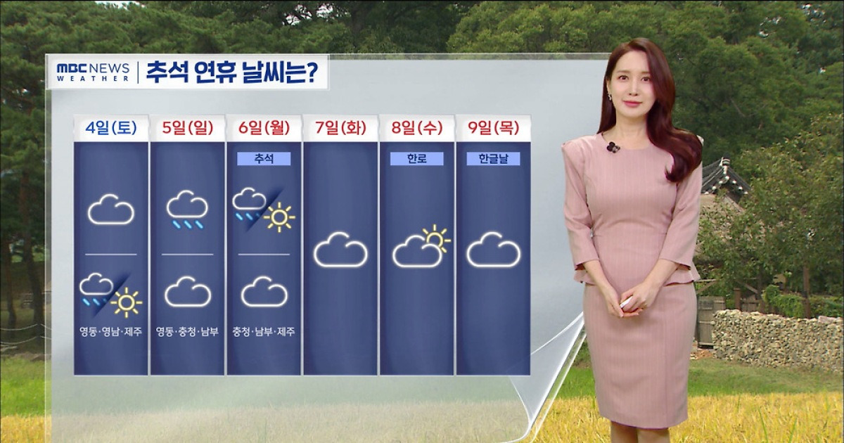 [날씨] 낮엔 다소 더워‥밤 충남·호남 비