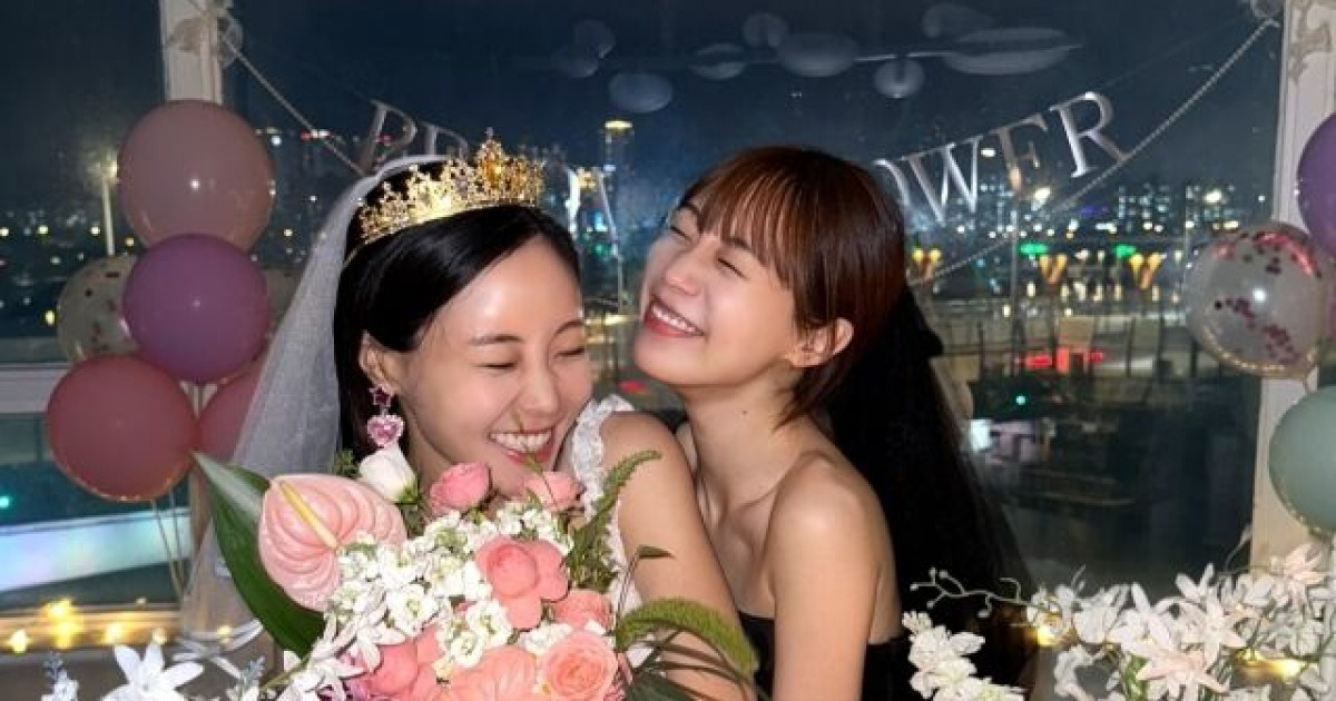 허영지, '결혼식 D-1' 허송연 브라이덜 샤워…"내 반쪽♥ 잘 살아!"