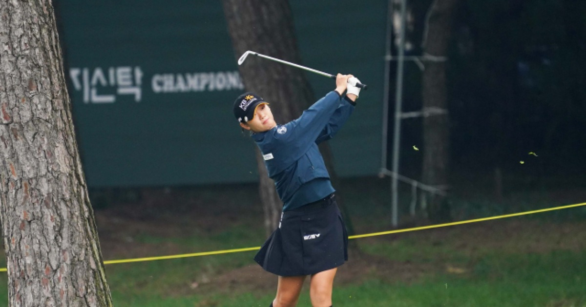 5점짜리 이글 한 방에···방신실 우승후보로, 박민지는 기사회생