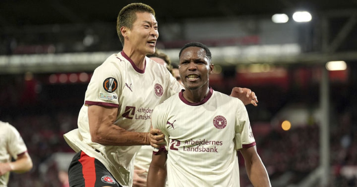 '조규성 선발·이한범 교체' 미트윌란, 노팅엄 꺾고 UEL 2연승