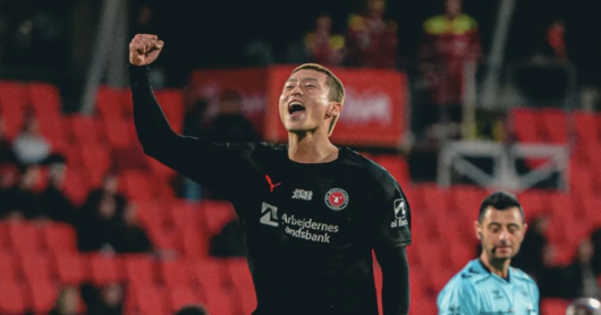 'SON 전 스승' 고개 떨구게 만들었다... '부상 복귀 후 첫 선발' 조규성의 미트윌란, UEL 노팅엄 3-2 제압