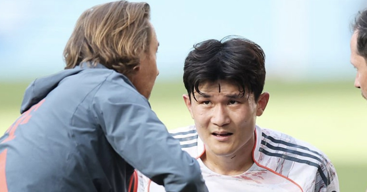홍명보 울상 ‘오피셜’ 공식발표 유력, 김민재 브라질전 앞두고 부상 가능성...독일 공신력 최상 언급