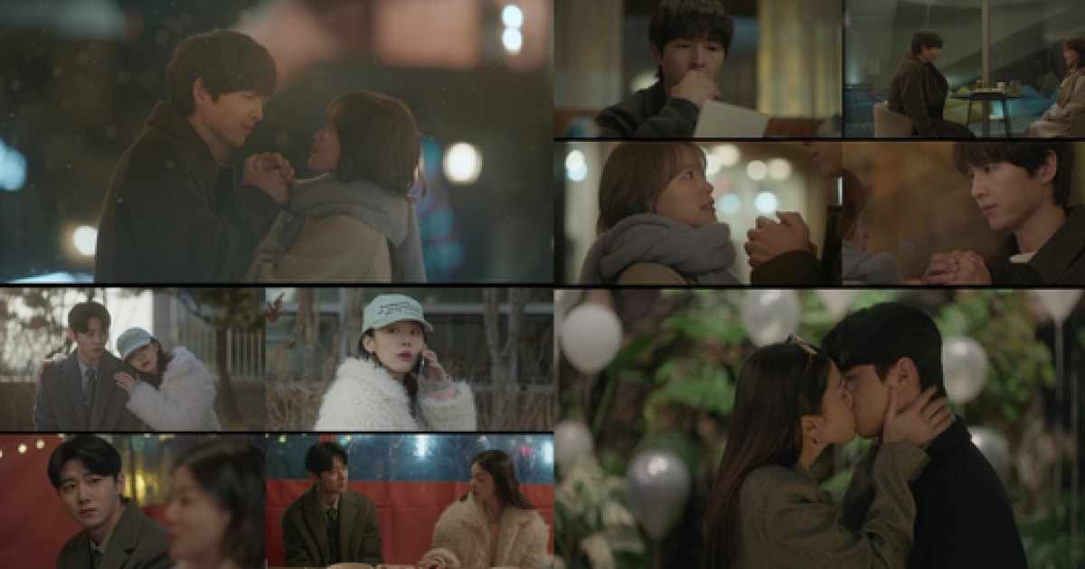'마이 유스' 송중기·천우희, 첫눈 속 행복한 눈맞춤 엔딩
