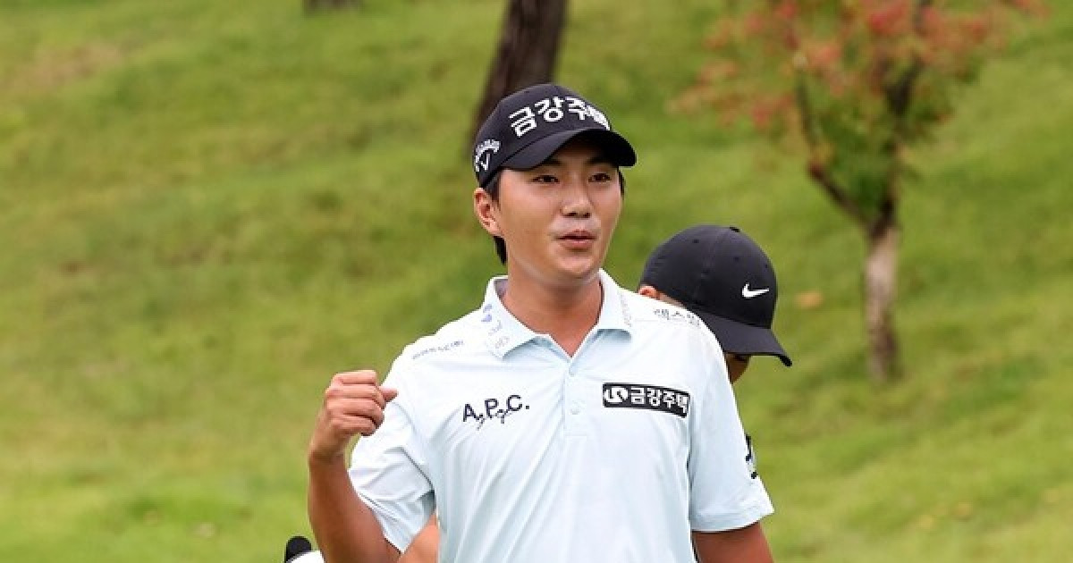 옥태훈, KPGA 경북오픈 압도적인 역전 우승…시즌3승+초대챔피언 달성