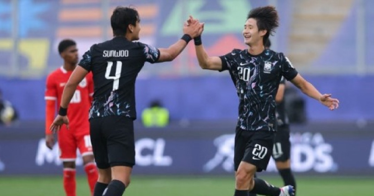 '16강 가자' 한국 U-20 파나마 2-1...B조 3위, 남은 조 결과에 운명 달렸다