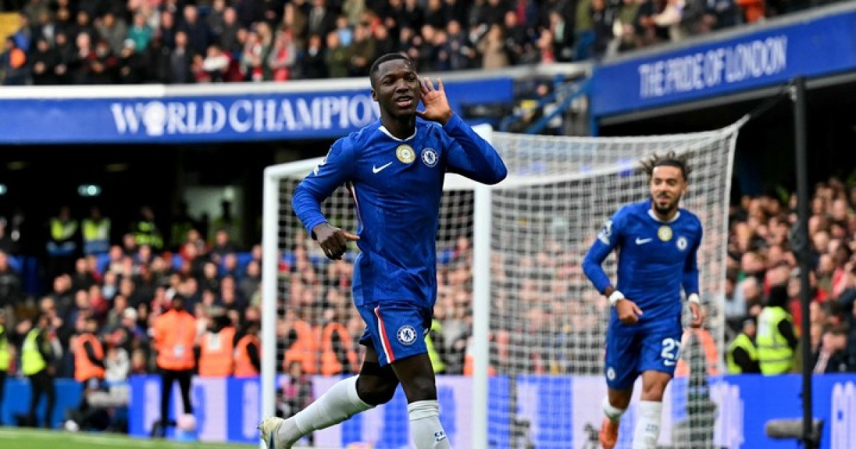 '카이세도 환상 중거리포+이스테방 극장골' 첼시, 리버풀 2-1 제압...리버풀전 2연승 질주