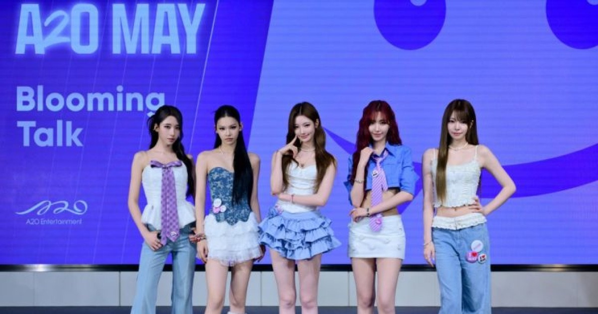 A2O MAY, 상하이 팬미팅서 '블루밍톡' 선보여