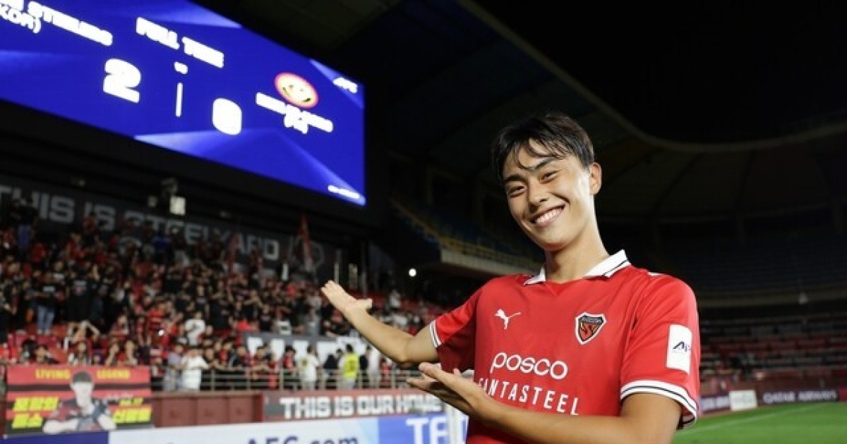 마침내 터진 포항 5년 차 '아이돌' 조재훈, "번호값은 아직… 이뤄가고 싶은 게 많다"