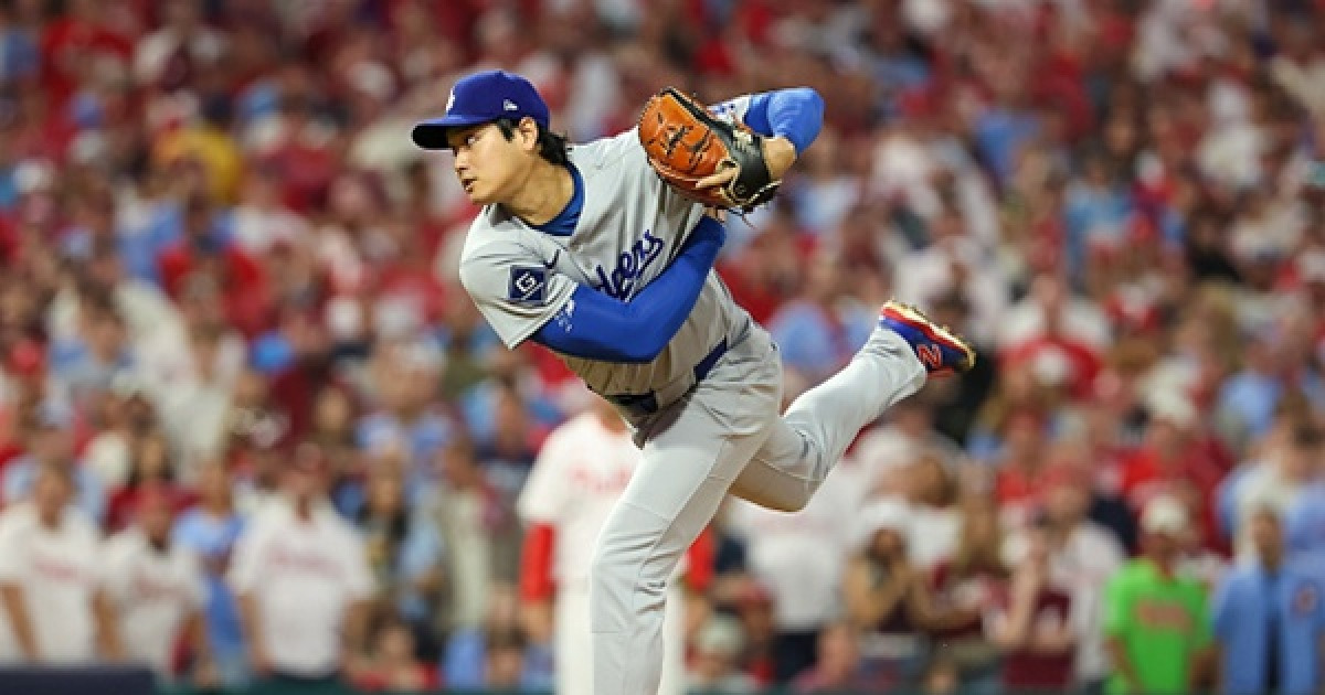 다저스, NLDS 1차전서 필라델피아에 역전승…오타니, PS 첫 등판서 승리