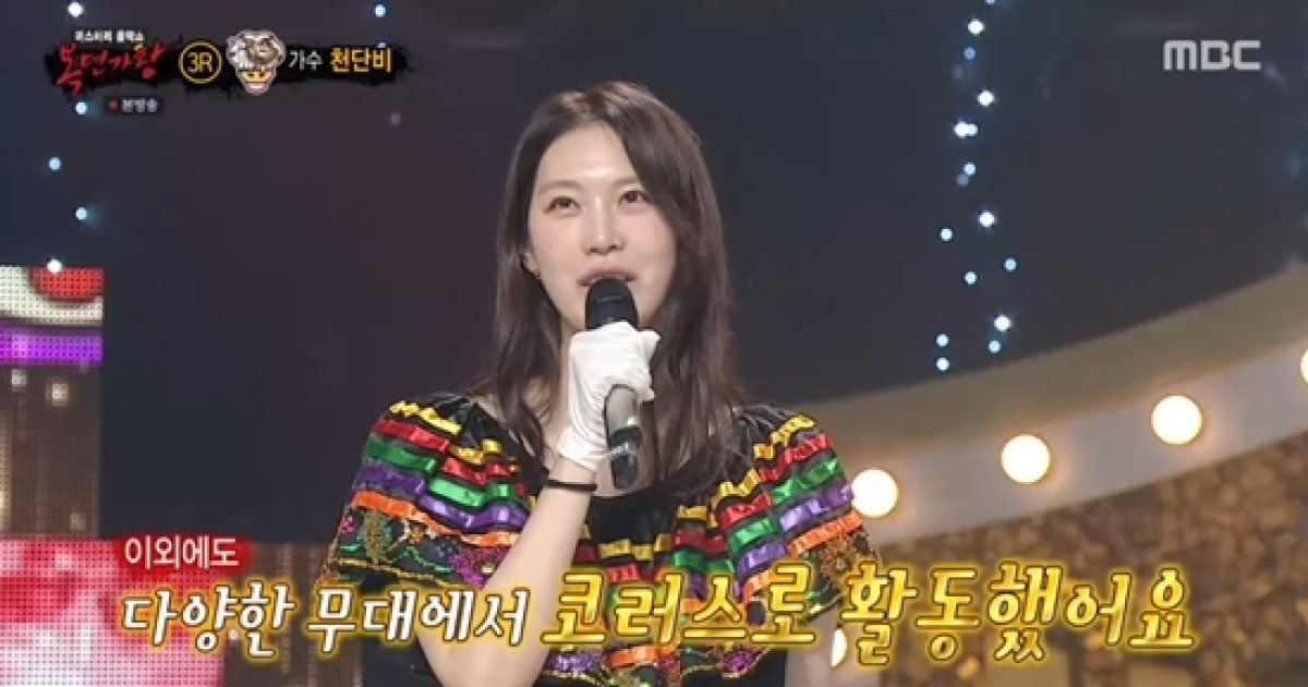 '아이유 코러스' 천단비 "'슈스케7' 준우승 출신…노래 이어가기 쉽지 않아" (복면가왕)[종합]