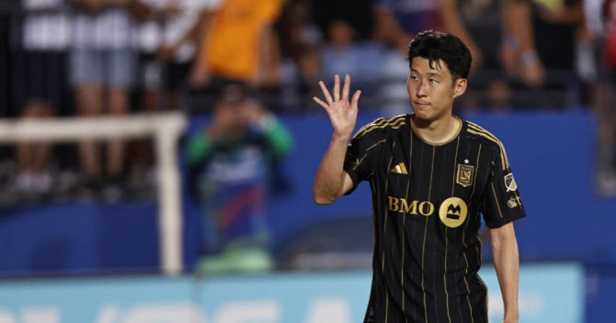 LAFC 손흥민, 5경기 연속골 무산...팀은 파죽의 5연승