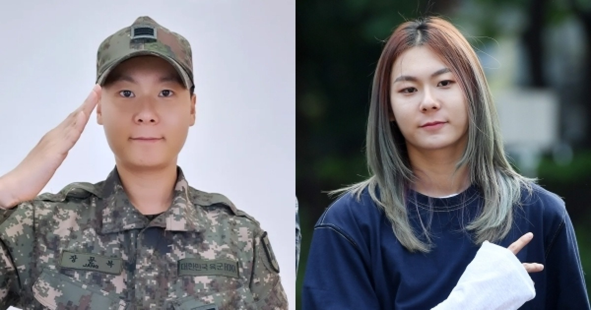 장문복, 7개월만에 근황 포착…군복에 짧아진 머리 “조기진급했다”