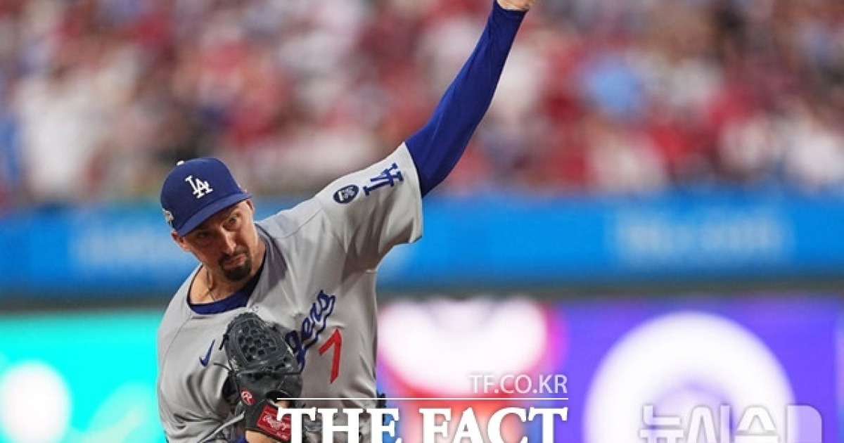 ‘스넬 역투’ 다저스, WS 2연패 순항…PHI에 2연승 [NLDS 2차전]