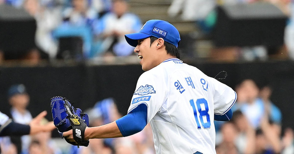 '1안타 치고 준PO행 실화?' 삼성, PS 새 역사 썼다, 1회 연속 밀어내기→원태인 QS→3-0 신승…'11연승 실패' NC 가을 기적 끝 [WC2:스코어]