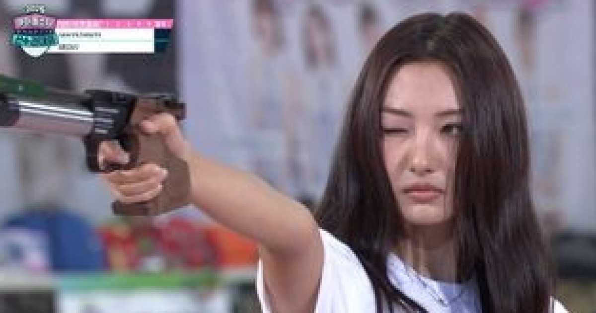 미야오, 총도 잘 쏘네…‘아육대’ 권총 사격 여자 단체전 금메달 획득